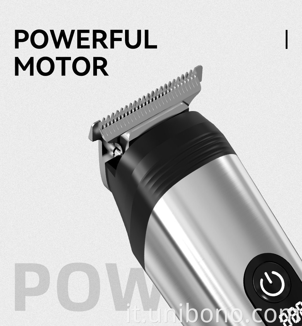 Waterproof electric automatic beard grooming kit epilator barber carving hair trimmer